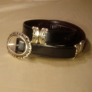 Lovely's Collection Leather Reversible Belt.